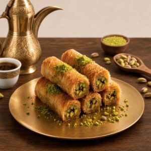 برمة بالفستق الحلبي
