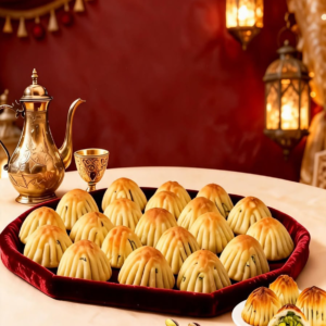 معمول بالفستق الحلبي